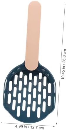Toddmomy Cat Litter Scoop with Storage Holder Abs Material Smooth Surface Suitable for Small to Large Cats Efficient Cleaning for All Litter Types Pet Supply Kit in Indigo