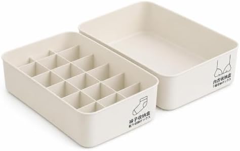Underwear Organizer for Drawers, Stackable Drawer Divider for Underwear and Socks, for Wardrobe