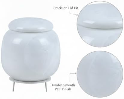Securely Store Small Items in This Compact PET Plastic Decorative Box, 6.76 fl oz Capacity (1 Piece)