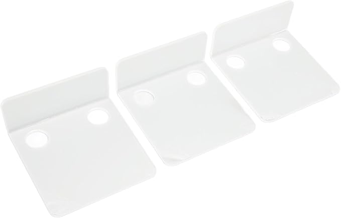 SUNGOOYUE 3 PCS Small Security Cameras Wall Shelf, Acrylic Floating Shelf for IP Cameras Webcams Baby Monitors, with 6 Cable Clips 10 Tapes, No Drill Adhesive for Bedroom Living Room Office