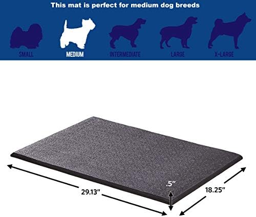 MidWest Homes for Pets Cushioned Dog Crate Mate, 30 inch Black
