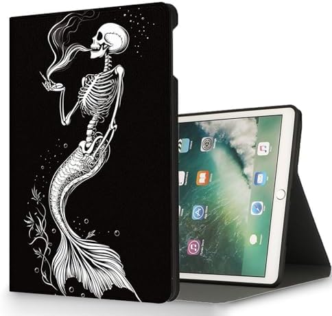 for Microsoft Surface Go 4/3/2/1-10.5" 2021 Tablet Case,Auto Wake/Sleep,Adjustable Stand Protective Cover - Skeleton