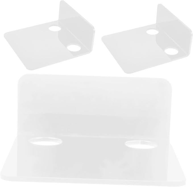 ibasenice 3pcs Viewing Camera Wall Mount Monitor Storage Rack Floating Wall Shelf Monitor Mount for Crib Camera