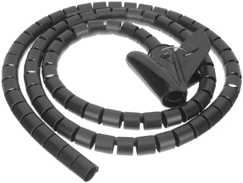 Ipetboom Flexible Spiral Cable Sleeve Wire Organizer 1.5m, Coiled Tube Sleeve for Electrical Cord Management and Wire Wrap, Sturdy Cable Management Tool for Home and Office