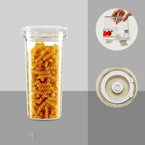 Vacuum Coffee Canister - Airtight Tea & Grain Storage Box With Date Display