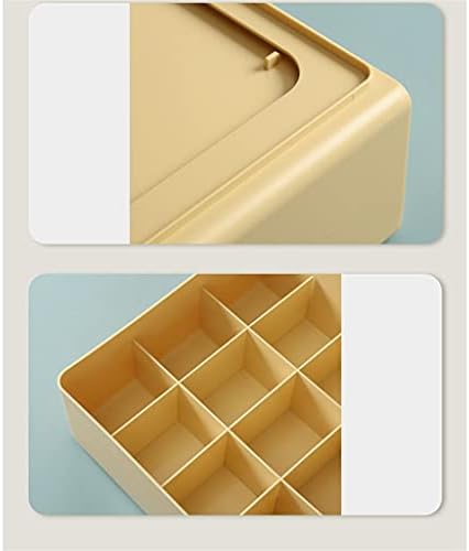 Underwear Drawer Organizers Dividers Closet Dresser Storage Organizer Box for Bras Scarves Ties Socks Boxes (Color : C, Size : 22.5 * 10 * 32.5cm) (Black 22.5 * 10 * 32.5cm)
