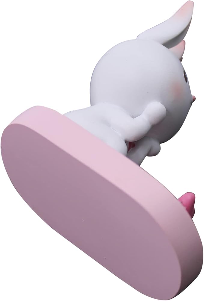 Cute Rabbit Cellphone Holder Stand Animal Smartphone Desk Stand for All Mobile Phones Bunny Phone Stand Desk Ornament