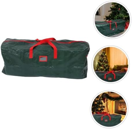 Luxshiny Large Capacity Christmas Tree Storage Bag Non Woven with Handles for Organizing Holiday Decorations and Protecting Against Dust and