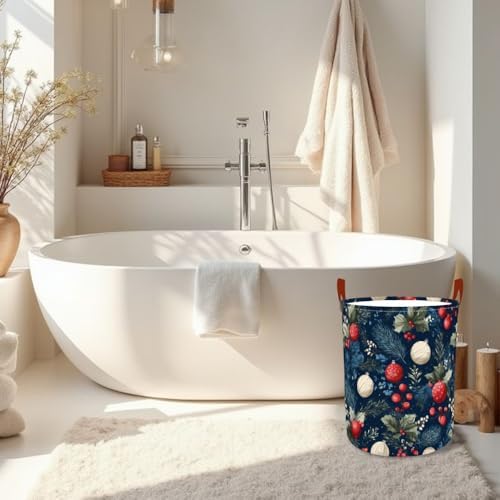 Laundry Basket 15.7x19.7 in Christmas Ornament Hamper for Bedroom
