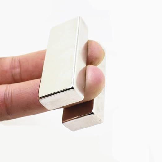 5 10pcs 50 * 20 * 10 Big Bulk Super Strip Block Rare Earth Neodymium 50x20x10 50mmx20mmx10mm Magnets(N38 5PCS)