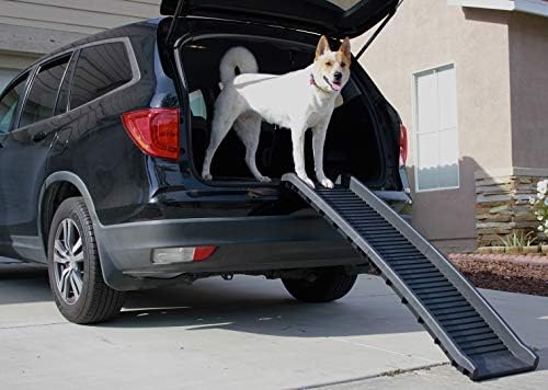MaxWorks 50524 61" Portable Folding Pet Ramp, Black (Pack of 2)