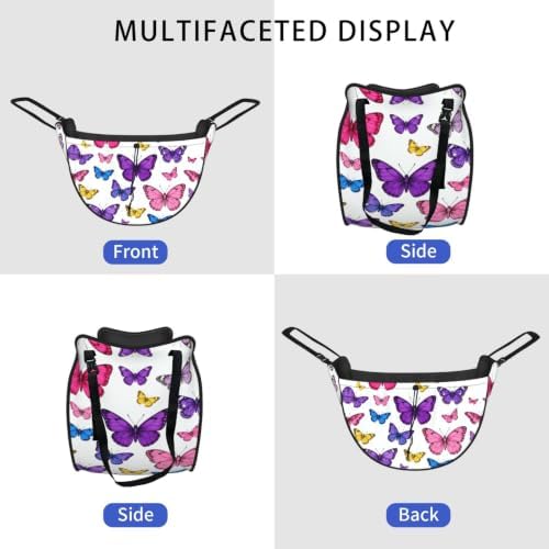Beautiful butterfly Car Seat Organizer-Backseat Storage Bag for Travel | Waterproof Durable. Holds Snacks Gear Essentials. Fits Most Cars.