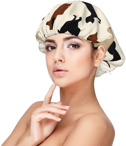 Adjustable Silk Satin Night Cap Women's Men's Sleep Cap