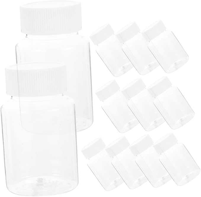 40 Pack 80ml Plastic Refill Bottles Portable Mini Organizers | PET Material, Wide Opening Design, Sturdy Workmanship, for Fishing and Hiking Storage Use