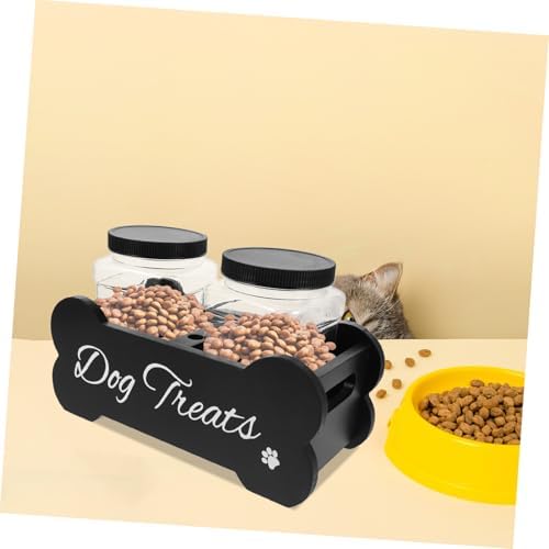 SHOWERORO Dog Organization and Storage Storage Box Treat Container Holder Dog Biscuits for Pet Food Bin Box