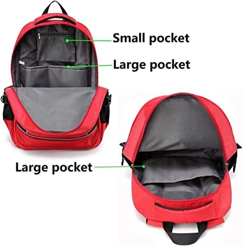 First Aid Bag Empty Red Emergency First Responder Trauma Multi-Pocket Traveling Field Trips Camping Essentials (Red, Pack of 5)