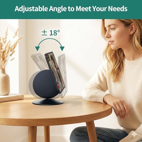 HomeMount Show 11 Stand Swivel, Adjustable Stand for Show 8 2025 Release, Tilt 18 Degrees Forward & Backward Magnetic Non-Slip Bottom Adjustable iPhone 12 & Show 8/11 Accessories (Graphite Grey)