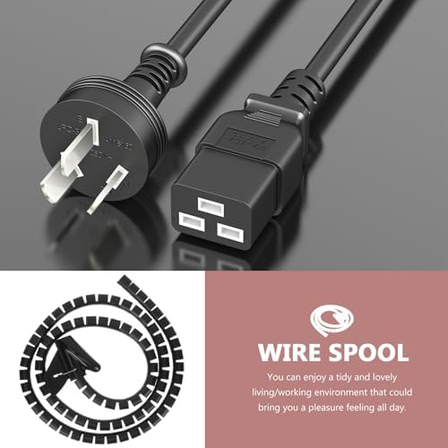 Ipetboom Flexible Spiral Cable Sleeve Wire Organizer 1.5m, Coiled Tube Sleeve for Electrical Cord Management and Wire Wrap, Sturdy Cable Management Tool for Home and Office