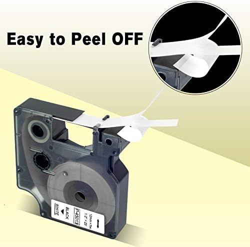 Label Orison-D1 Label Maker Tape Cassettes 40918 S0720730 Black on Yellow 3/8Inch x 23Feet(9mmx7m) Compatible with Dymo LabelManager 260P 210D 280,2 Cartridges