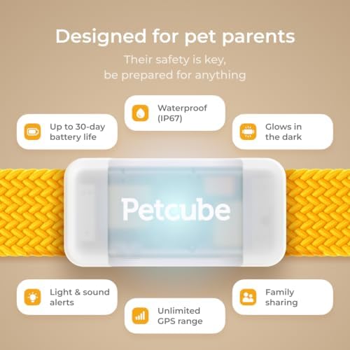 Petcube GPS Tracker for Dogs – Real-Time GPS Tracking & Escape Alerts