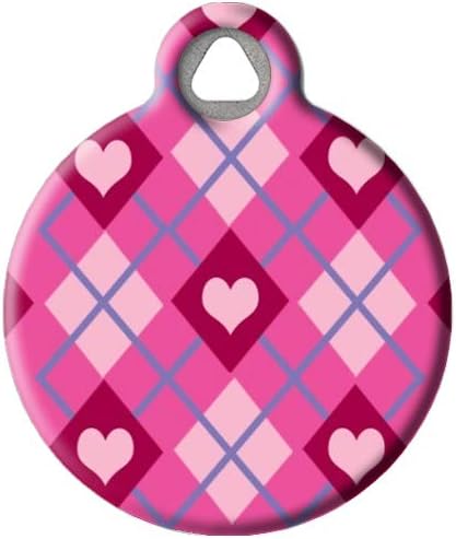 Lupine Pattern Puppy Love Custom Pet ID Tag for Dogs and Cats (Small) Lupine Brand Matching Tag, Complements Lupine Leash and Collar Patterns, Customizable Dog Tags