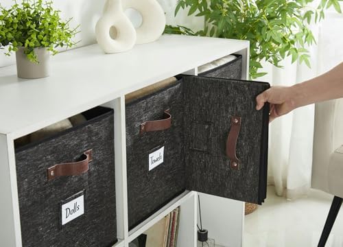 DECOMOMO Storage Bins, Storage Baskets for Shelves