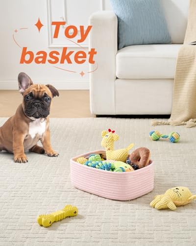 KALLAX Small Woven Storage Basket for Organizing, 12 x 8 x 4.5 inch, 3 Pack