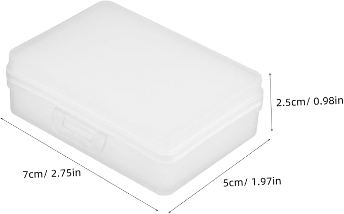 Rectangular Storage Boxes with Lids Small Bins for Desk Pet Containers Craft Storage Containers Plastic Organizer