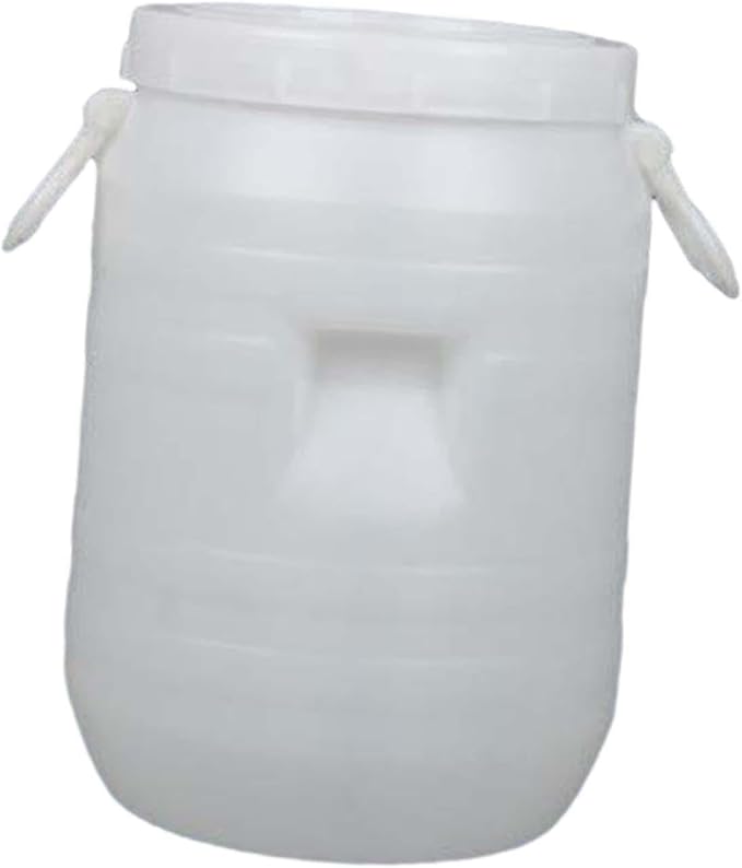 Pp Bucket with Lid Food Storage Container for Pantry Supplies Storage Bin for Pet Food Kitchen Indoor Outdoor, 10 L Round