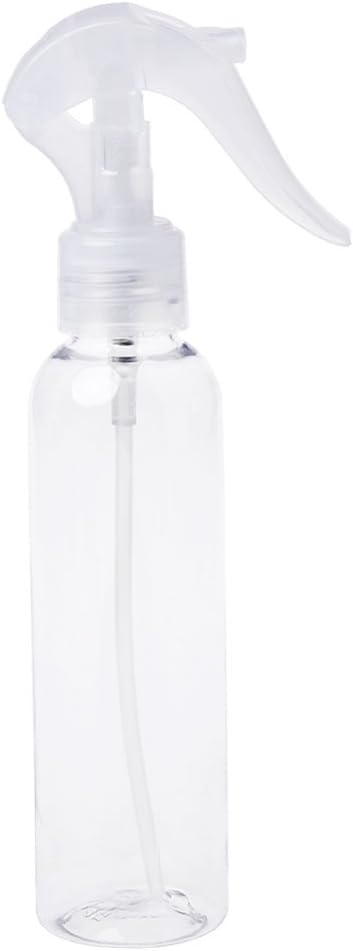 Clear Spray Bottle with Lid Empty Fillable Storage Organizer Container for Perfume Fine Mist Dispenser Storage Spray Bottle Cleaning