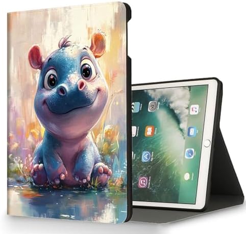 for Samsung Galaxy Tab A 8.0 2019 Model T290/T295 Tablet Case,Auto Wake/Sleep,Adjustable Stand Protective Cover - Easter Egg Pattern
