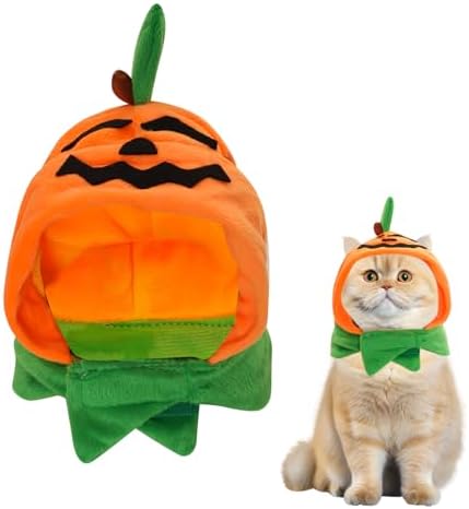 Cat Halloween Pumpkin Hat Dog Pumpkin Costume Pet Headwear