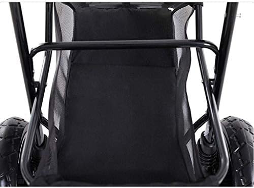 Pet Stroller-3 Wheel Stroller, Foldable Dog Liner and Storage Basket, for Small Medium Size，98 * 57 * 105cm