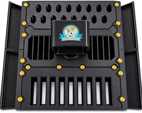 GroomStation - Grooming Tool Organizer – Portable Grooming Caddy for Groomers – Holds Shears, Combs, Clipper Blades & Brushes – Grooming Table Tool Holder | Portable Grooming Tool Organizer for Professional Dog Groomers