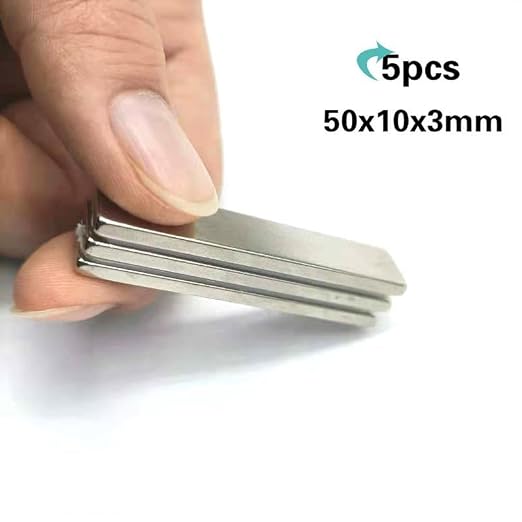 Neodymium Bar 50x10x3mm Samll Rectangle Super Permanent Rare Earth Magnetic Strip Magnets