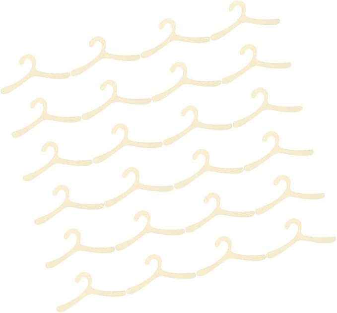 24pcs Pet Clothes Hangers for Dogs and Cats Stylish Organizers for Pet Apparel in Closets Convenient Design for Neat Wardrobe Storage