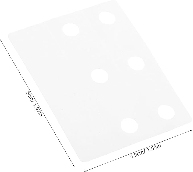 100pcs White Circle Hole Reinforcement Labels Pet Self Adhesive Tabs | Reusable Binder Sheet Organizers, Notebook Expansion Support, Circular 6-hole Format for Page Marking