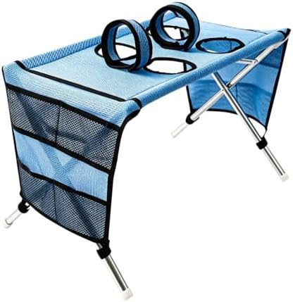 Dog Grooming Hammock with Stand Foldable Stainless Steel Frame | Pet Wash Hammock for Small Medium Pets, Puppies, Cats, Home, Salon, Nail Trimming, Ear Cleaning polyester + metal