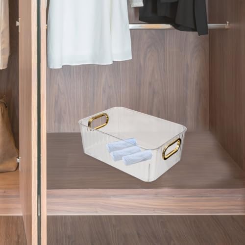White Pet Storage Box for Bedroom and Powder Room, Dustproof Drawer Organizer with Smooth Polishing and Strong Load-bearing Capacity, for Socks and Accessories Storage