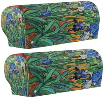 Tie Dye Couch Arm Covers Armrest Covers for Sofa Soft Furniture Protector Scratch-Resistant Sofa Arm Covers Armchair Slipcovers for Recliner, Set of 2