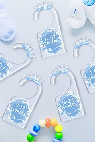 OneDream Acrylic Baby Closet Dividers, Baby Clothes Dividers for Closet