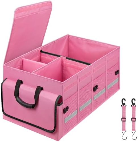 GDNasist Car Trunk Organizer and Storage for Car, SUV & Sedan