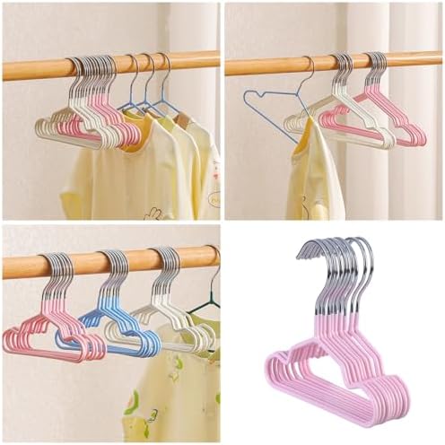 10 Pack Pet Clothing Hanger PVC Coating 15/20/25CM Display Hangers Rack Pet Supplies Garment Storage Rack