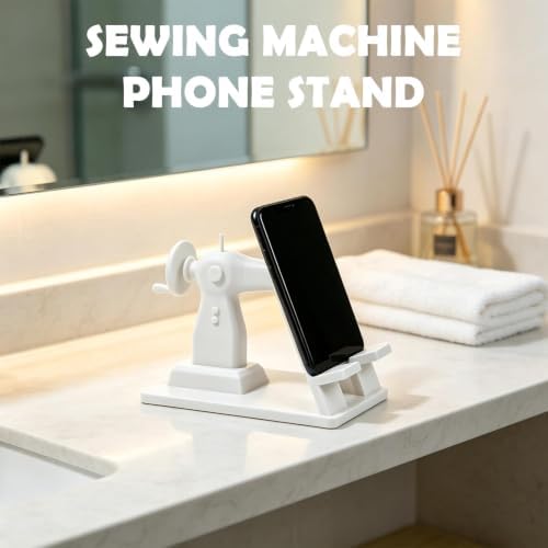 Sewing Machine Phone Stand, Hands-Free Desk Accessory (Blue2pc)