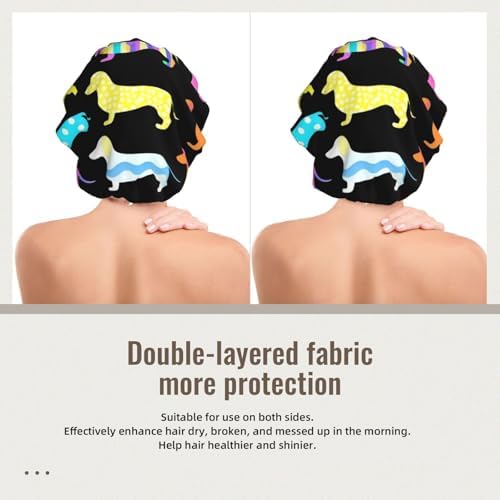 Adjustable Silk Satin Night Cap Women's Men's Sleep Cap