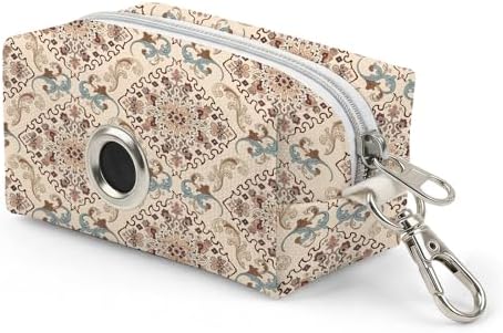 Dog Poop Bag Holder for Leashes with Zippered - Bohemian
