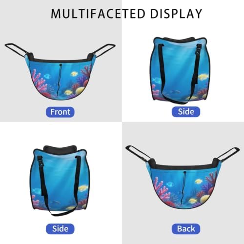 Fish Pattern Car Seat Organizer-Backseat Storage Bag for Travel
