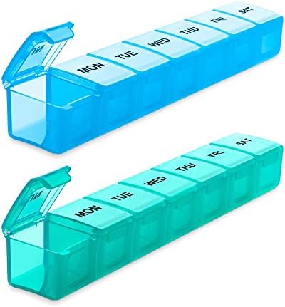 Pill Cutter + Pill Organizer 2 Pack