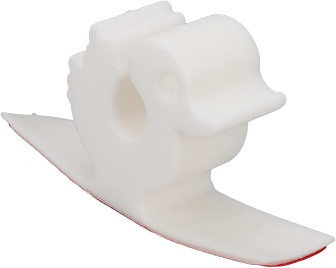 Cord Organizer Appliance Cable Duck Shaped Silicone Cable Keeper for Beauty Salon Home Kitchen Office (White)
