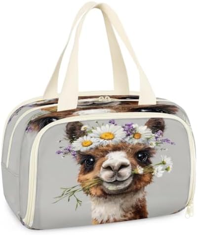 Alpaca Travel Toiletry Bag for Women